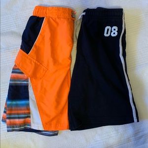 Swim Trunks and Casual Shorts Boy size 8